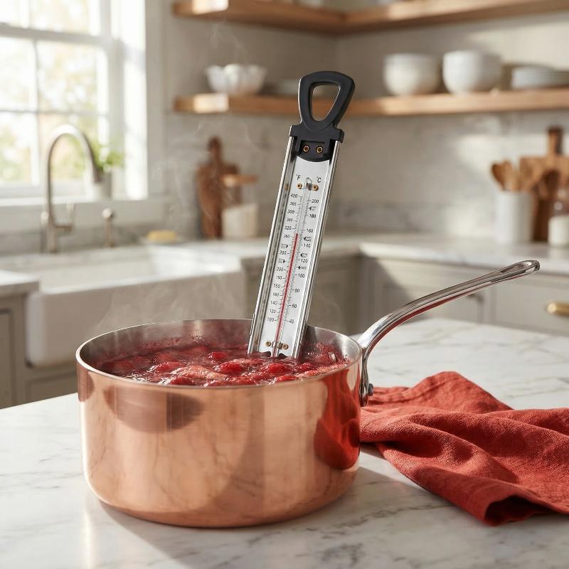 Home Cooking Reading - Thermomètre à sucre en acier inoxydable