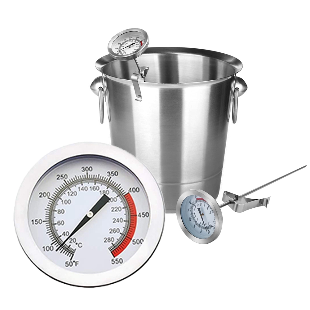 Home Cooking Reading - Thermomètre alimentaire instantané en acier inoxydable