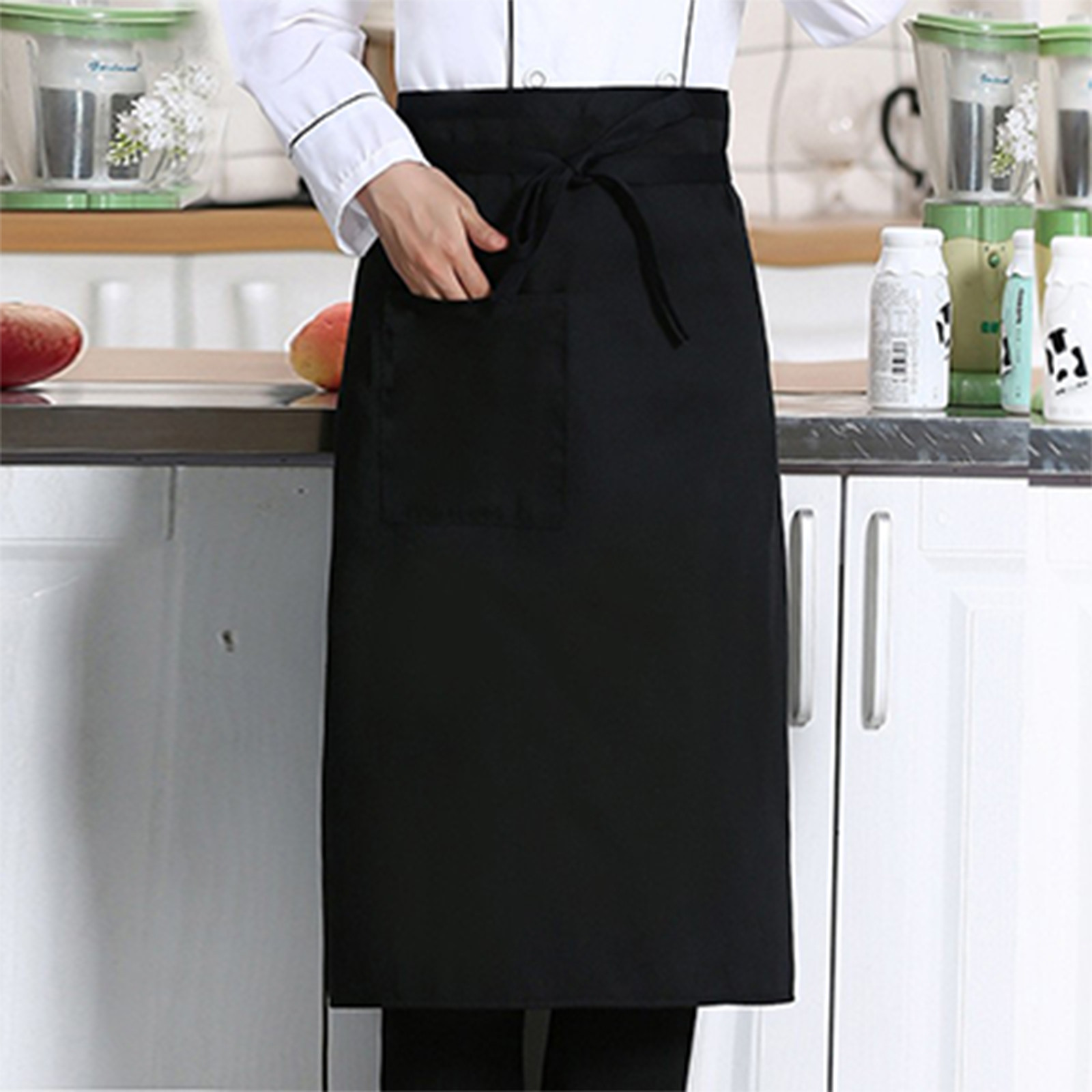 Home Cooking Restaurant - Tablier de cuisine demi-longueur unisexe, gilet