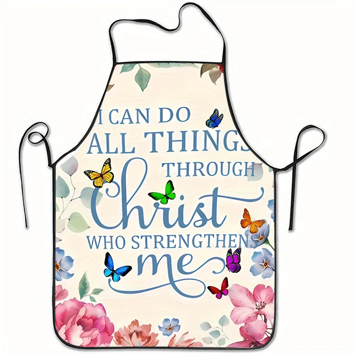 Home Cooking Quotes - Tablier en Polyester sans manches avec