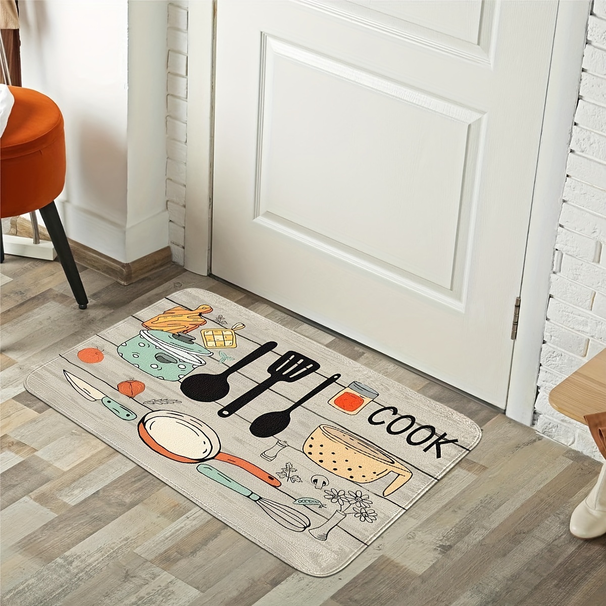 Tapis de cuisine imprimé avec  - Home Cooking Quotes avis et prix