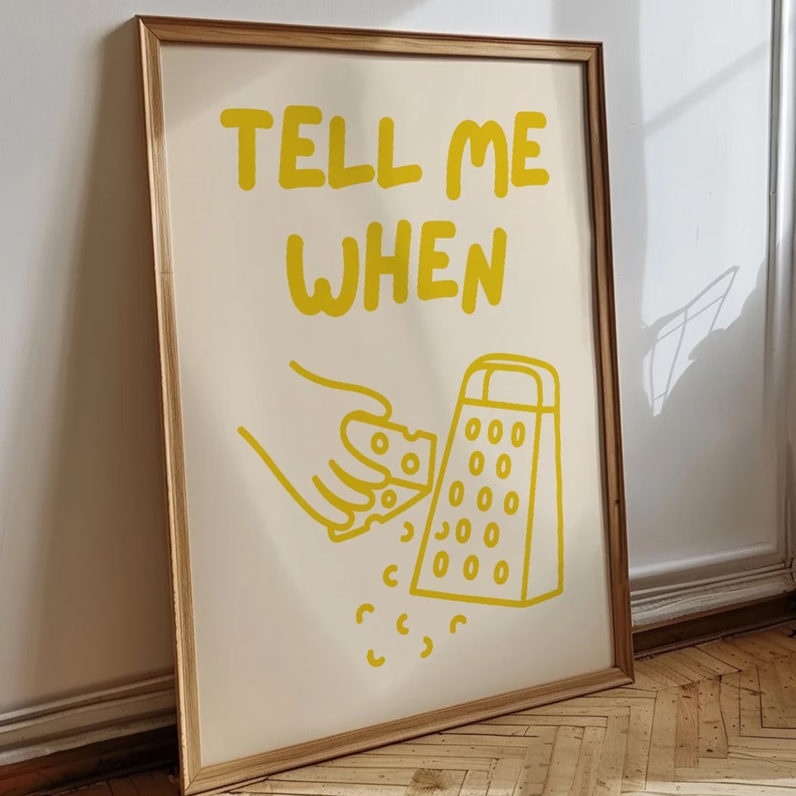 Affiche murale minimaliste « T - Home Cooking Quotes avis et prix