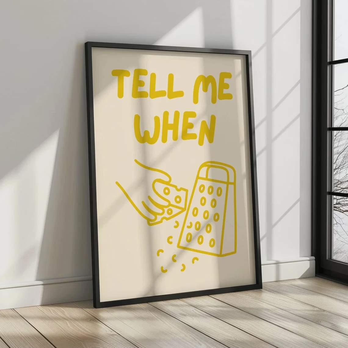 Affiche murale minimaliste « T - Home Cooking Quotes avis et prix