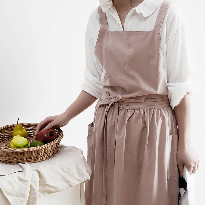 Tablier à bretelles en coton e - Home Cooking In Japanese avis et prix