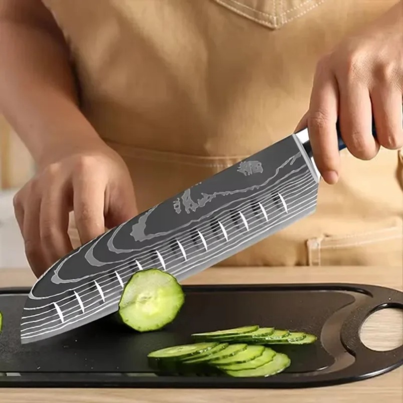 Couteau Santoku japonais en ac - Home Cooking In Japanese avis et prix