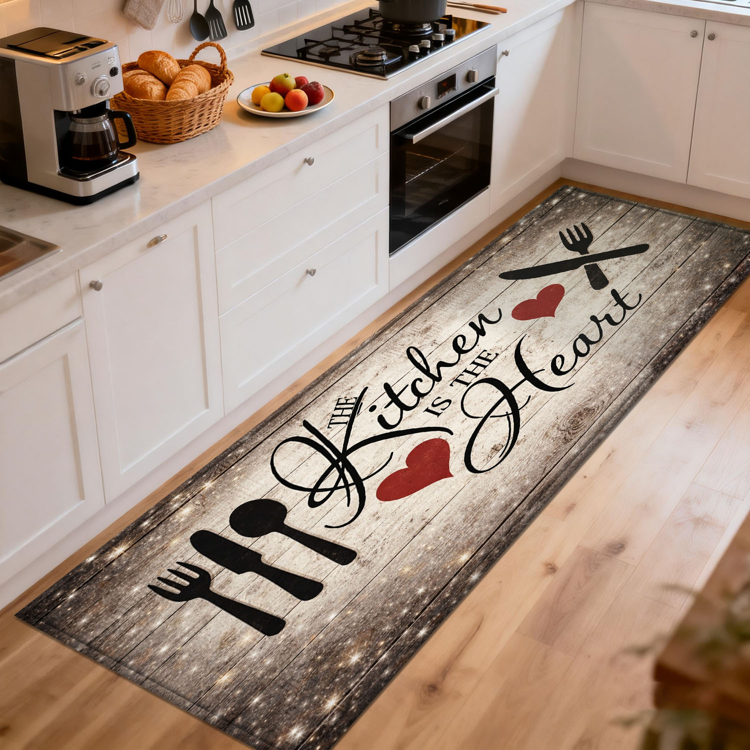 Tapis de sol rustique en bois  - Home Cooking Quotes avis et prix