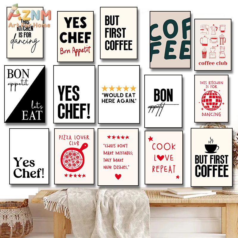 AZNM Kitchen Coffee Chef Quote - Home Cooking Quotes avis et prix