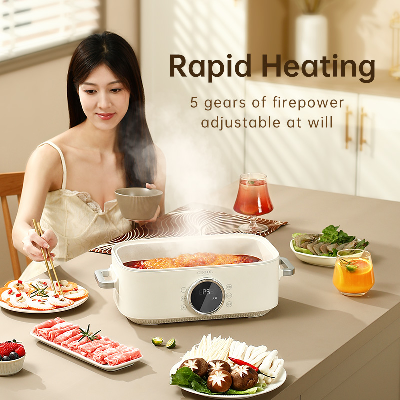 Cuiseur vapeur électrique 3 en - Home Cooking Restaurant avis et prix