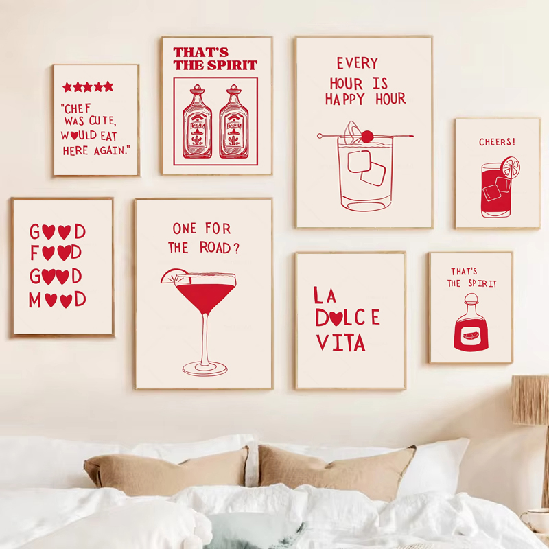 1 pièce Affiche d'art minimali - Home Cooking Quotes avis et prix
